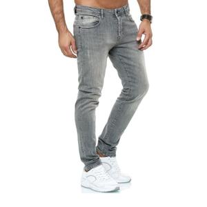 กางเกงยีนส์เดนิมเอวสูงแบบใหม่ ระบายอากาศได้ดี สำหรับผู้ชาย รับผลิตแบรนด์และโลโก้ตามสั่ง ขายส่ง - Product Image 2