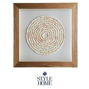 Cadre de boîte botanique 3D d'inspiration nature moderne feuille d'or ombre mur Art carré verre blanc Sculpture décorative pour la maison - Product Image 2