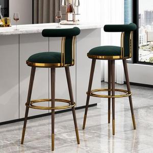 Chaise de comptoir haute en métal à prix d'usine tabouret de bar en fil métallique pour hôtel à domicile chaise de pub avec le dernier design et style à la mode - Product Image 2