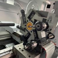 Haute précision petit lit plat CNC tours Machine horizontale semi-automatique unique fourni ALCK6136 tour cnc à lit plat