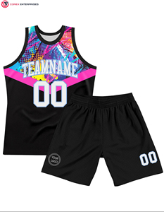 Vente en gros de nouveaux uniformes de basket-ball de style Conception personnalisée 100% maillot de sublimation en polyester Sportswear Pattern Logo Printing Size - Product Image 1