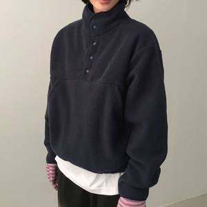 Sudadera con capucha de lana al aire libre invierno cálido senderismo Camping chaqueta Unisex suéter térmico personalizado OEM ODM al por mayor - Product Image 6