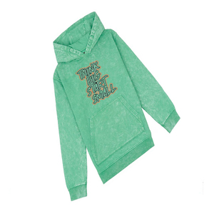 Sweat-shirts à capuche personnalisés en denim délavé pour adultes, tendance de la mode, vêtements de rue tendance, sweat-shirts pour hommes adultes - Product Image 3