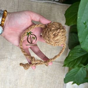 COCO ECO BRAND Coconut Fiber Rope Pet <b>Toy</b> for <b>Dogs</b>/Cats/Small Animals Classic Style Non-Waterproof Packed in Cartons - Product Image 2