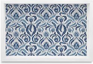 Plateau de service en bois MDF fabriqué à la main et peint à la main avec poignées en acrylique et en plastique pour la maison cuisine cadeau décoratif BY HF CRAFTS - Product Image 3