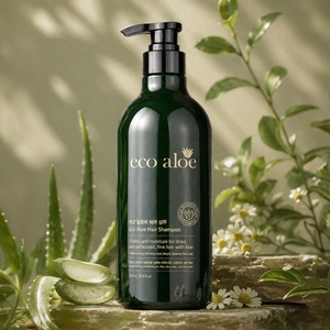 Eco Aloe Anti-Frizz Concentrated <b>Shampoo</b> <b>and</b> <b>Conditioner</b> with <b>Tea</b> <b>Tree</b> Oil for Smooth Refreshing Cleanse Vitality & Moisture - Product Image 3