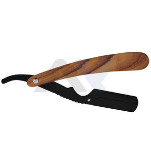 Classic Rosewood Salon Barber <b>Edge</b> <b>Razor</b> Stainless Steel Cut Throat Shaving <b>Razor</b> with Blades Professional <b>Straight</b> <b>Razor</b> - Product Image 3