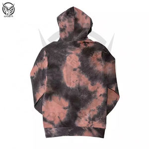 Hot Selling Tie Dye Hoodies personnalisés pour hommes vêtements de rue coupe ample hiver chaud vêtements unisexes. - Product Image 2