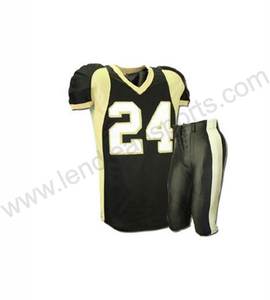 Ensembles d'uniformes de football américain personnalisés 100 % polyester respirant grande taille à manches courtes, nouveau design par sublimation 7 contre 7 - Product Image 5