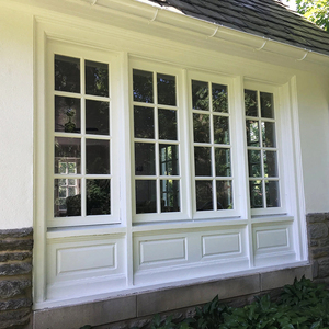 Nhà Vinyl bão tác động đôi kính hồ sơ PVC uPVC cửa sổ và cửa ra vào Khung kính nhựa PVC cửa sổ trượt - Product Image 3