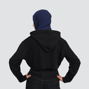 Streetwear Vente Chaude Femmes Crop Top Hoodies Fabriqués en Matériel de Haute Qualité Respirant Femmes Crop Top Hoodies - Product Image 2