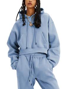 Super Unisexe Survêtement Chaud à Capuche avec Fermeture Éclair Conception Personnalisée Veste Coupe-Vent pour Hommes Femmes Ensemble de Jogging Décontracté Motif Imprimé - Product Image 2