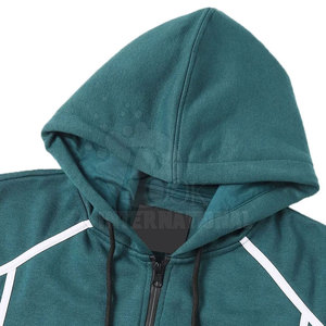 Sudaderas con capucha para hombre, Jersey informal de Color sólido con cremallera, sudaderas gruesas y gruesas a la moda, novedad de invierno - Product Image 6