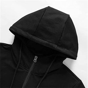 Conjunto de chándal para correr con capucha y color de diseñador personalizable XL para hombre, superventas, precio al por mayor, gimnasio, panel frontal en blanco, función de logotipo - Product Image 2