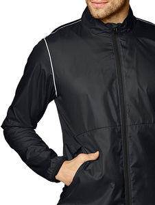 Veste de baseball en toile d'hiver en gros, coupe-vent, col montant, veste universitaire pour hommes, logo sur le devant - Product Image 3