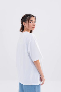 Camiseta de mujer, Camiseta corta, Camiseta de cuello redondo para mujer, camisetas sueltas de manga corta - Product Image 3