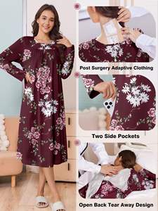 Uniforme médical unisexe respirant en spandex non tissé, vêtements médicaux en tissu de coton pour patients en milieu hospitalier - Product Image 3