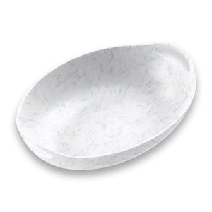Bol de service en marbre blanc, design moderne et luxueux, écologique, bol décoratif très vendu pour la maison et l'hôtel - Product Image 2