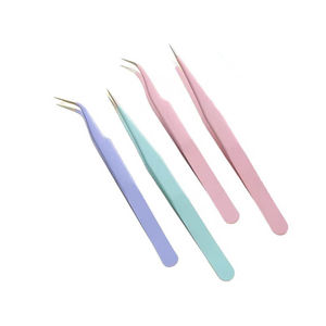 COULEUR PERSONNALISÉE Chine Vente en gros Bonne pince à épiler Competitive Prix bas Pince à épiler pointue Outil Acier inoxydable Cils et bijoux Pince à épiler - Product Image 1