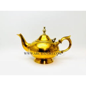 Best Selling Handmade Pure Brass <b>Coffee</b> and Tea Serving <b>Pots</b> and Kettle Standard Designer Large Size Aluminum <b>Coffee</b> Serving <b>Pot</b> - Product Image 3
