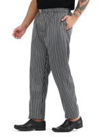 Pantalones de Chef Profesionales Unisex, con Cordón Ajustable, de Polialgodón, Colores Personalizados, Talla Personalizada, OEM, Uniformes para Servicio de Alimentos y Bares
