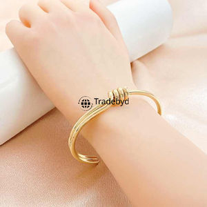 Handcrafted Elegant <b>Boho</b> Chic Copper Fashion Bangle for Women Tradebyd Jewelry Gift - Product Image 2