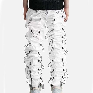 Quần thể thao nam chất liệu polyester không nhăn, nhuộm trơn, giá rẻ, bán buôn - Product Image 4