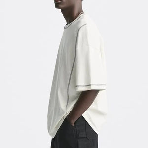 เสื้อซัก230gsm กรดผ้าฝ้ายแขนสั้นผ้าซักกรดซักได้ตามต้องการสินค้าใหม่2025 - Product Image 3