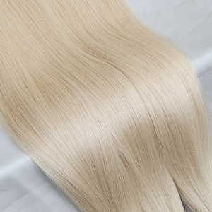 Factory Premium White 100% Cuticle Aligned Natural Hair Bundles Bulk Vietnamese Blonde Human Hair - Product Image 2