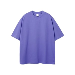 เสื้อยืดผู้ชายแขนสั้นคอกลมผ้าคอตตอนสีพื้นพิมพ์ลายโลโก้ตามสั่ง - Product Image 1