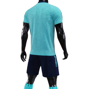 เสื้อฟุตบอลสำหรับผู้ชายชุดเตะฟุตบอลชุดฝึกซ้อมชุดเตะฟุตบอลแขนสั้น - Product Image 6