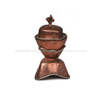 Ensemble de Kapalas en Cuivre de Haute Qualité, Sculptés à la Main, Métal Religieux Tibétain Bouddhiste, Tasses Crâne, Diverses Tailles, Décoration d'Intérieur