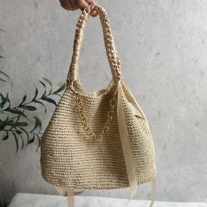 Bolso bandolera rafia tejido natural - Product Image 1