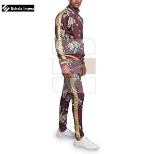 ชุดวอร์มกีฬาลำลองสำหรับผู้ชายมีซิประบายอากาศมีกระเป๋าข้างแขนยาวโลโก้การฝึกซ้อมสำหรับฤดูหนาว - Product Image 2