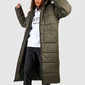 Veste matelassée surdimensionnée pour femmes, sweat à capuche matelassé respirant et ultra doux, manches longues, capuche chaude, manteaux de grande taille - Product Image 3