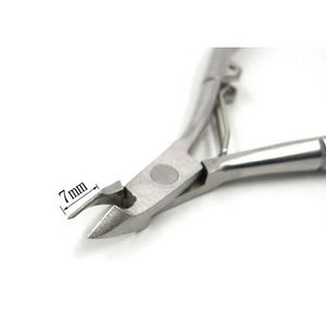 Pinza de cutículas de acero inoxidable OEM personalizada lavable y reutilizable para tratamiento de uñas encarnadas herramienta de Podología para dedos - Product Image 4