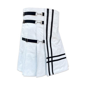 Best Selling Comfortable Regular Length Leather Kilts For Sale New Fashionable Latest Collection Leather Kilt - Product Image 1