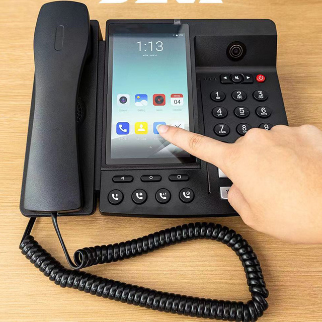 4G LTE Android Desktop Phone with Hotspot 5.5" HD Screen Deca Core for Video Calls & Entertainment Home Office Hotel Telephone