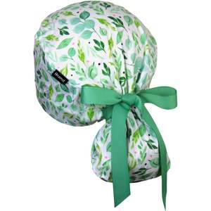 Gorro con estampado personalizable, corbata con cordón, ajustable, reversible, venta a granel, suministros hospitalarios, personal de enfermería, gorros de algodón - Product Image 5