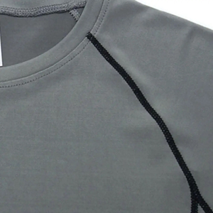 Rash Guard de qualité supérieure Rash Guard personnalisé Chemises de compression pour hommes Rash Guard à manches courtes de compression - Product Image 6