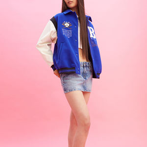 Veste de survêtement personnalisée de haute qualité pour hommes, col montant, coupe-vent, fermeture à boutons en corne, mode automne, streetwear, broderie - Product Image 3