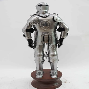 Ensemble d'armure de plaque complète médiévale Grand Display | Costume de chevalier en acier élégant pour les expositions, les collectionneurs prestigieux - Product Image 1