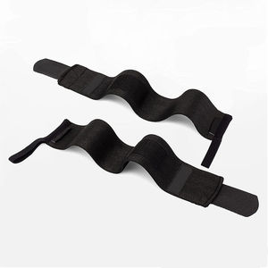 Sangles de soutien du poignet en néoprène Gym Fitness Fermeture à lacets respirante pour l'entraînement d'haltérophilie pour hommes - Product Image 3