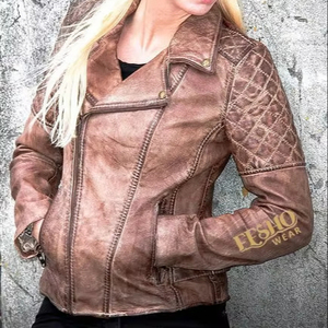 เสื้อแจ็กเก็ตหนังสำหรับผู้ชายและผู้หญิงอินเทรนด์เสื้อแฟชั่นสไตล์เรียบง่าย - Product Image 1