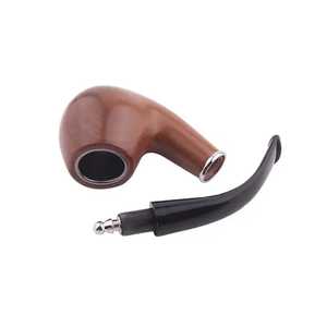 Pipe à fumer en bois de qualité supérieure avec logo personnalisé Pipe à tabac faite à la main Pipes à fumer en bois de haute qualité au meilleur prix - Product Image 2