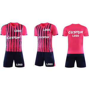 Usine Hommes Maillots De Football Ensemble Maillots De Football Vierge OEM De Football Uniformes De Football Vêtements De Football En Gros Sublimation Plain Print - Product Image 5