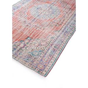 Alfombra de Lana Anudada a Mano de Gran Tamaño, Diseño de Medallón Rojo y Naranja, para Sala de Estar, Pasillo Rectangular, Modelo Pae-2414 - Product Image 2