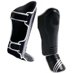 Espinillera de cuero de Material PU de alta calidad, nuevo último diseño para boxeo y protección de seguridad MMA, venta al por mayor, espinilleras a la venta - Product Image 3