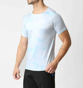 Fabricación en fábrica Camisetas de sublimación Suministro de fábrica Camisa de sublimación de buena calidad Camiseta de manga corta Impresión personalizada - Product Image 6