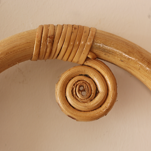 Vintage Style Handcrafted Decorative Rattan Cane Bed <b>Headboard</b> Boho Flower Pattern Woven Bedroom Furniture Panel OEM ODM - Product Image 4